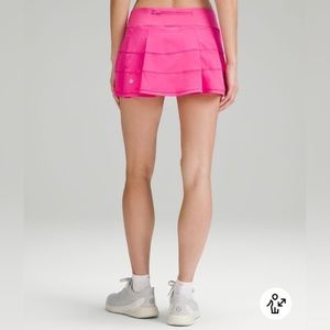 Lululemon sonic pink Pace Rival Mid-Rise skirt